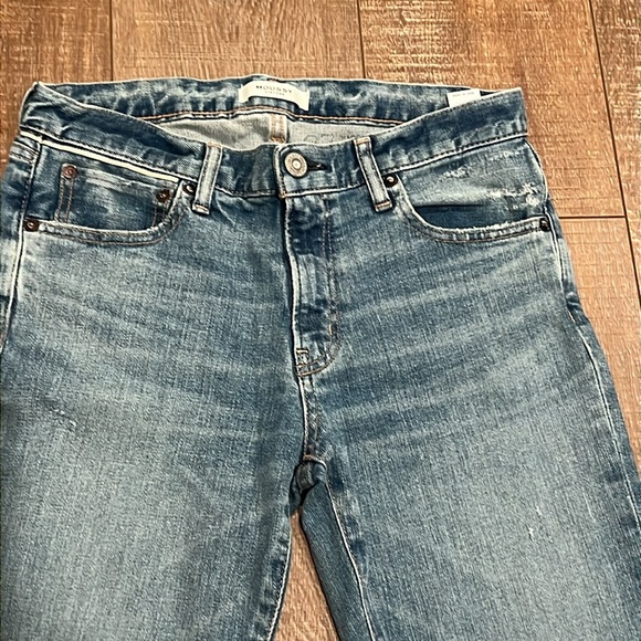 Moussy Vintage Depew Distressed Raw Hem Mid Rise Skinny Jeans - Picture 7 of 12